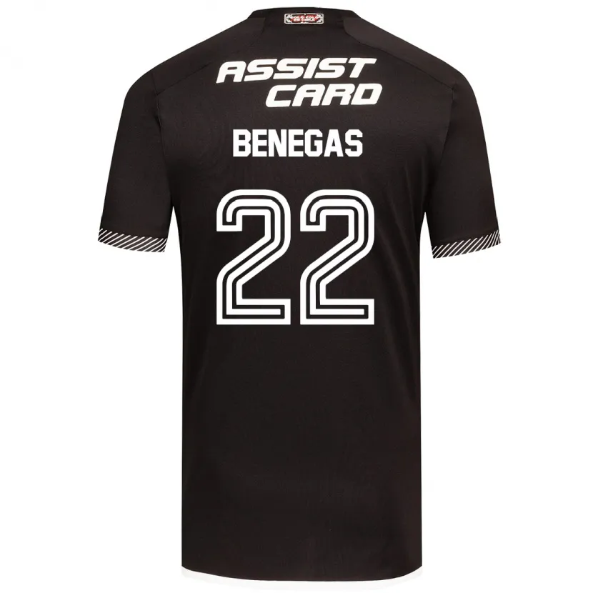 Danxen Kid Leandro Benegas #22 Black White Away Jersey 2024/25 T-Shirt