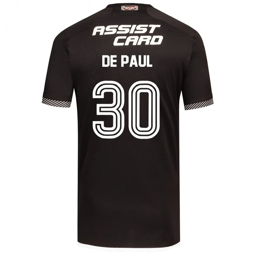 Danxen Kid Fernando De Paul #30 Black White Away Jersey 2024/25 T-Shirt