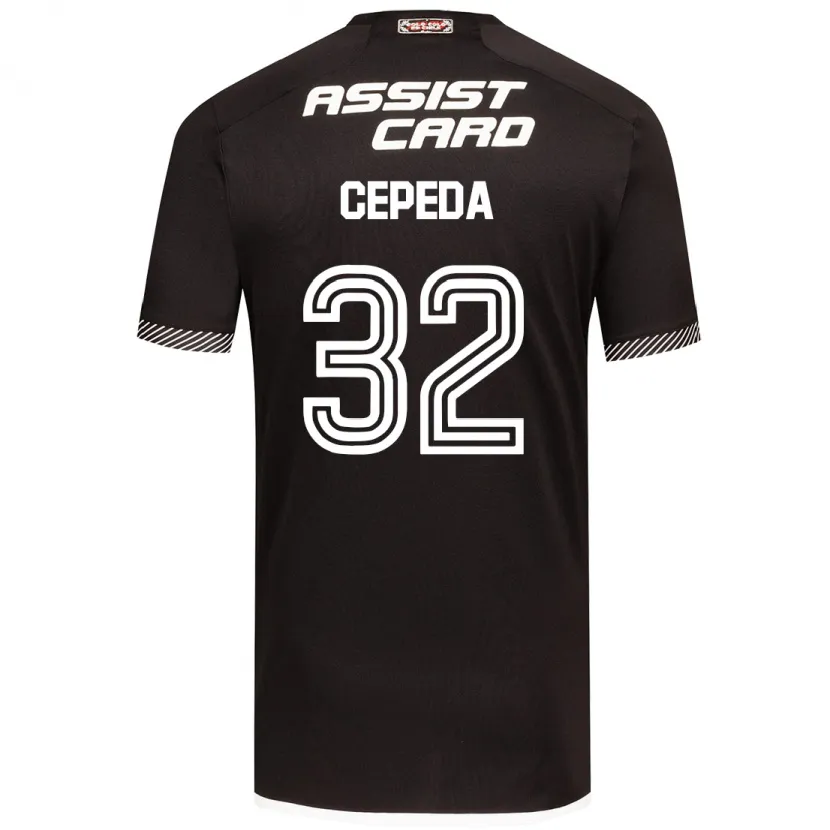 Danxen Kid Lucas Cepeda #32 Black White Away Jersey 2024/25 T-Shirt