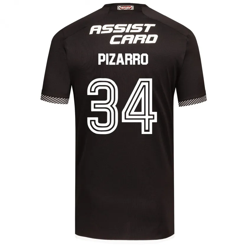 Danxen Kid Vicente Pizarro #34 Black White Away Jersey 2024/25 T-Shirt