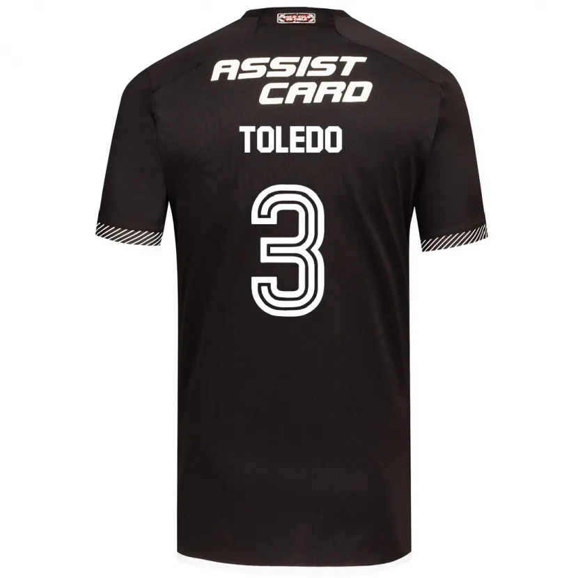 Danxen Kid Miguel Toledo #3 Black White Away Jersey 2024/25 T-Shirt