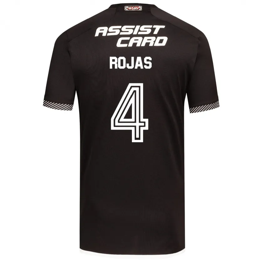 Danxen Kid Javier Rojas #4 Black White Away Jersey 2024/25 T-Shirt