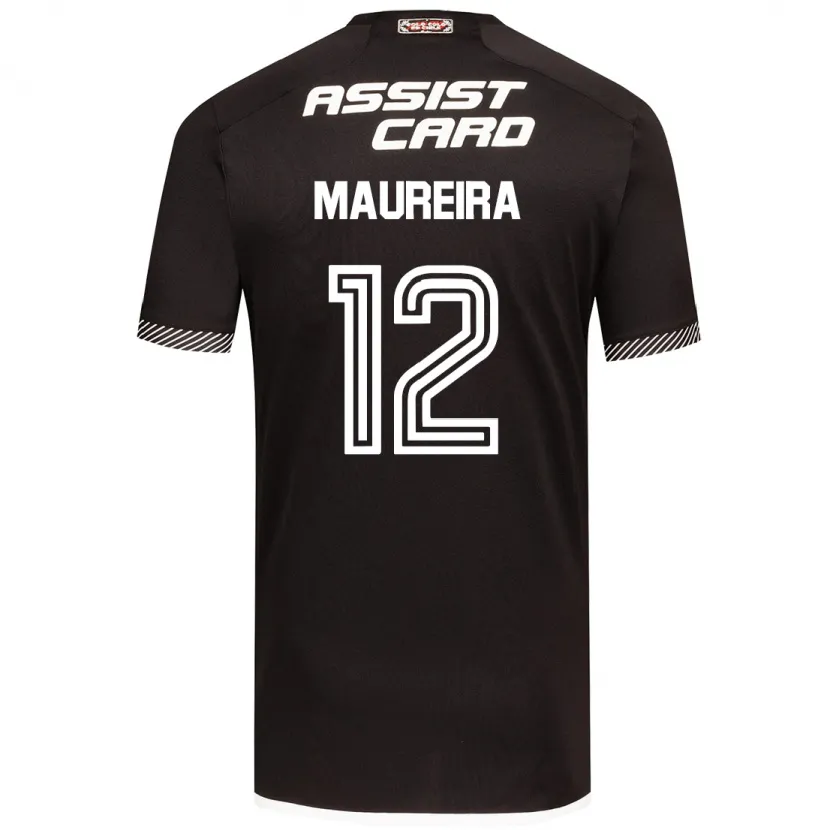 Danxen Kid Gabriel Maureira #12 Black White Away Jersey 2024/25 T-Shirt