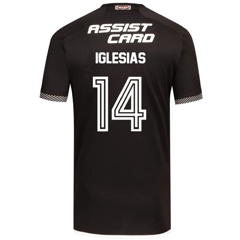 Danxen Kid Luciano Iglesias #14 Black White Away Jersey 2024/25 T-Shirt