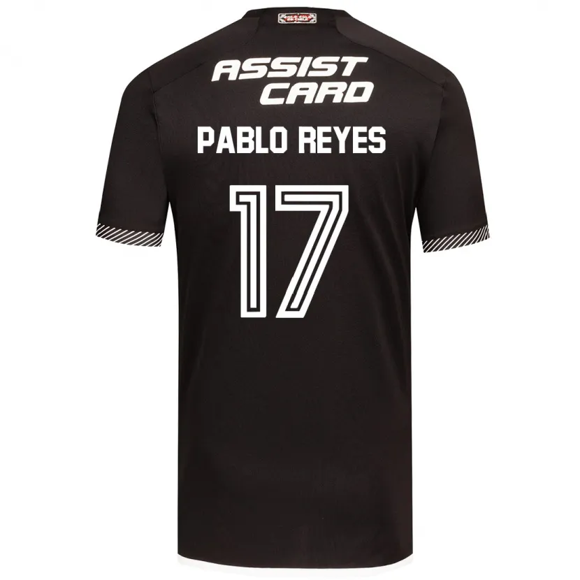 Danxen Kid Juan Pablo Reyes #17 Black White Away Jersey 2024/25 T-Shirt