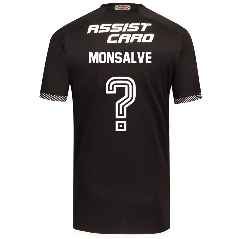 Danxen Kid Gaspar Monsalve #0 Black White Away Jersey 2024/25 T-Shirt