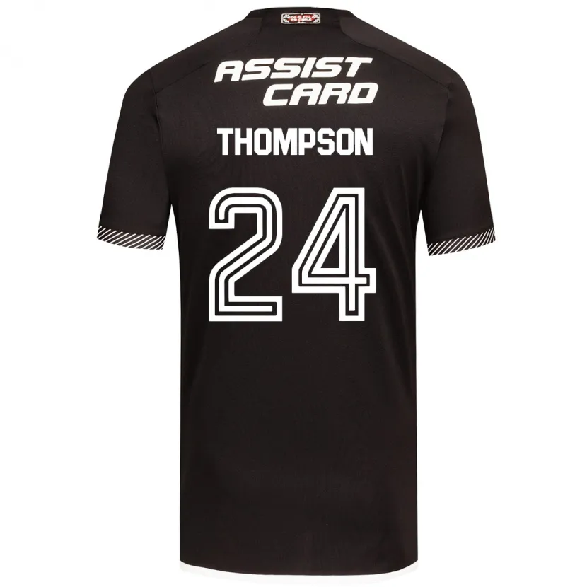 Danxen Kid Jordhy Thompson #24 Black White Away Jersey 2024/25 T-Shirt