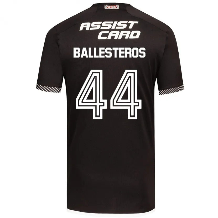 Danxen Kid Martín Ballesteros #44 Black White Away Jersey 2024/25 T-Shirt