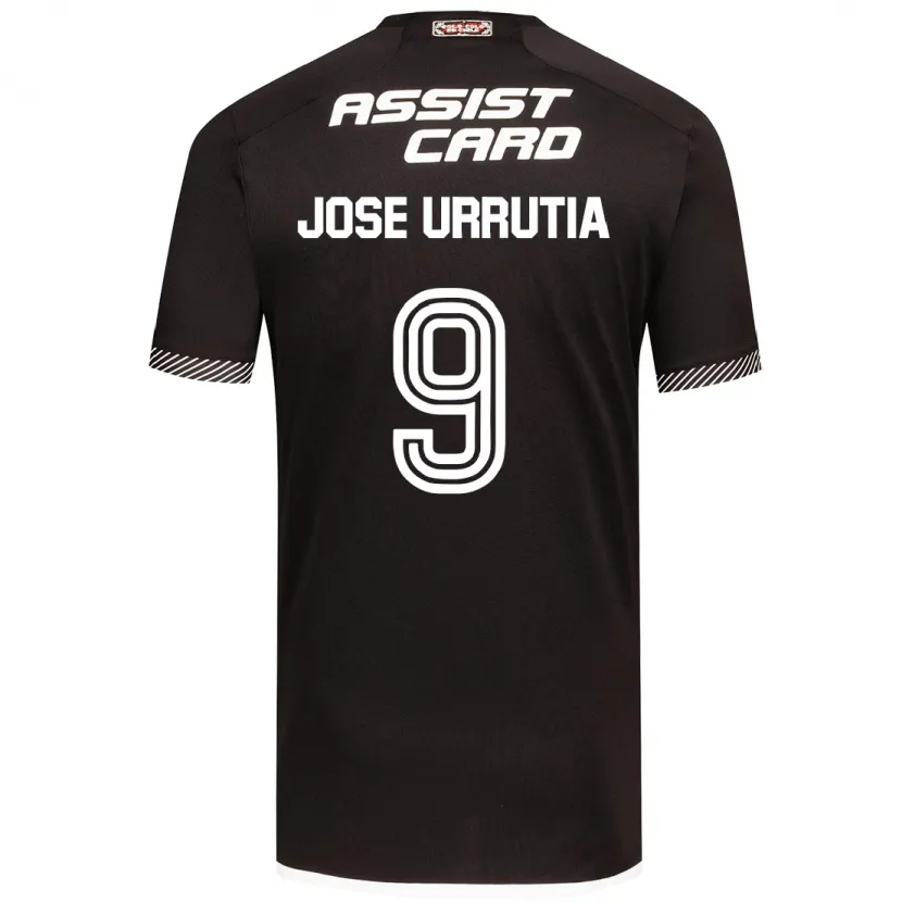 Danxen Kid María José Urrutia #9 Black White Away Jersey 2024/25 T-Shirt