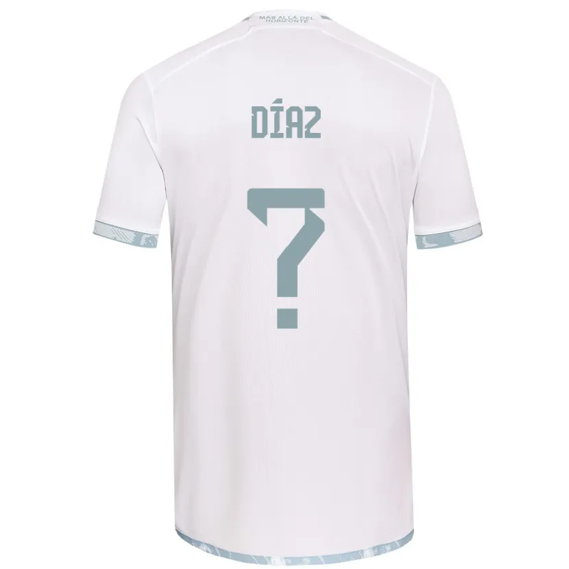 Danxen Kid Antonio Díaz #0 White Grey Away Jersey 2024/25 T-Shirt