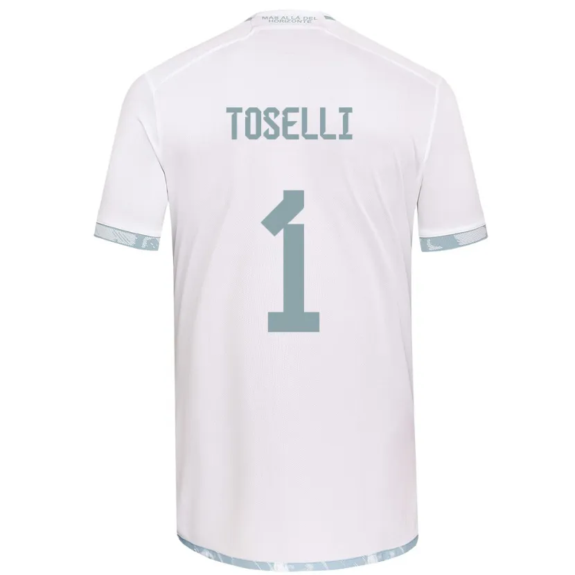 Danxen Kid Cristopher Toselli #1 White Grey Away Jersey 2024/25 T-Shirt