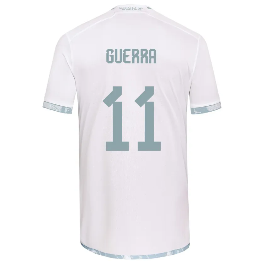 Danxen Kid Nicolás Guerra #11 White Grey Away Jersey 2024/25 T-Shirt