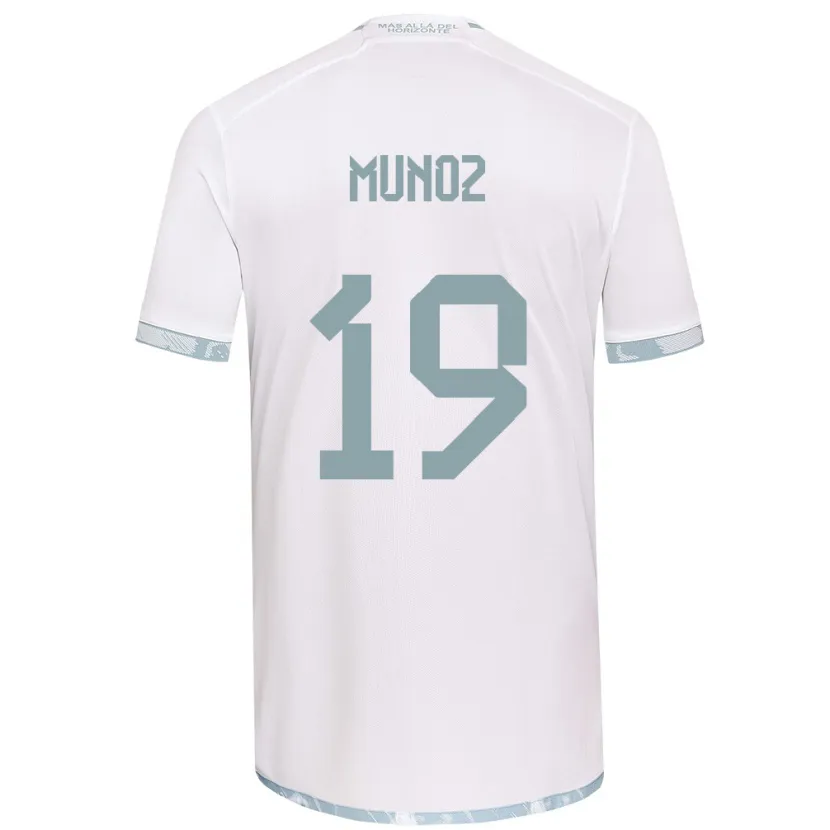 Danxen Kid Cristóbal Muñoz #19 White Grey Away Jersey 2024/25 T-Shirt