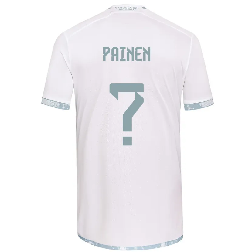 Danxen Kid Sebastián Painen #0 White Grey Away Jersey 2024/25 T-Shirt