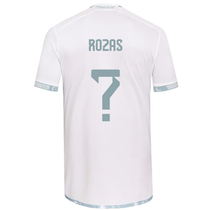 Danxen Kid Sergio Rozas #0 White Grey Away Jersey 2024/25 T-Shirt