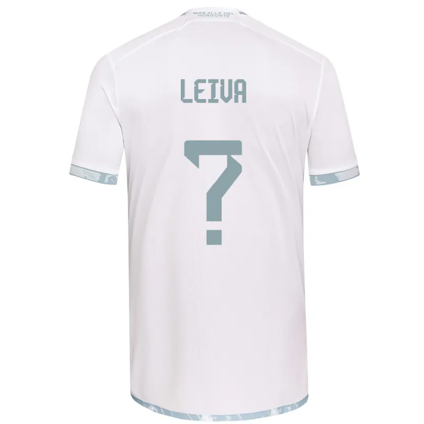 Danxen Kid Sergio Leiva #0 White Grey Away Jersey 2024/25 T-Shirt