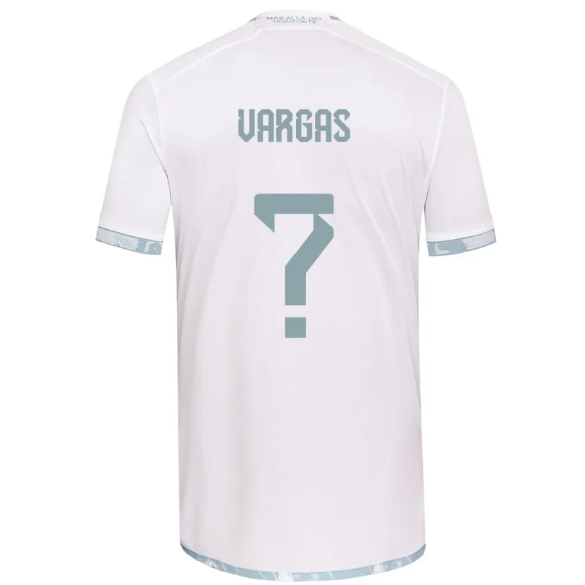 Danxen Kid Diego Vargas #0 White Grey Away Jersey 2024/25 T-Shirt