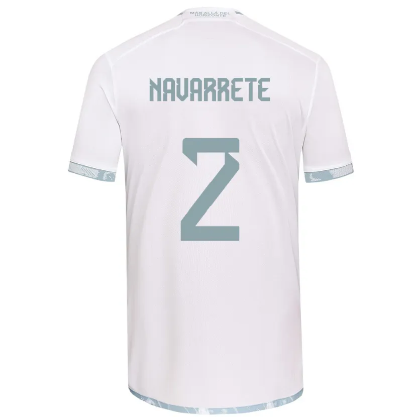 Danxen Kid Daniel Navarrete #2 White Grey Away Jersey 2024/25 T-Shirt