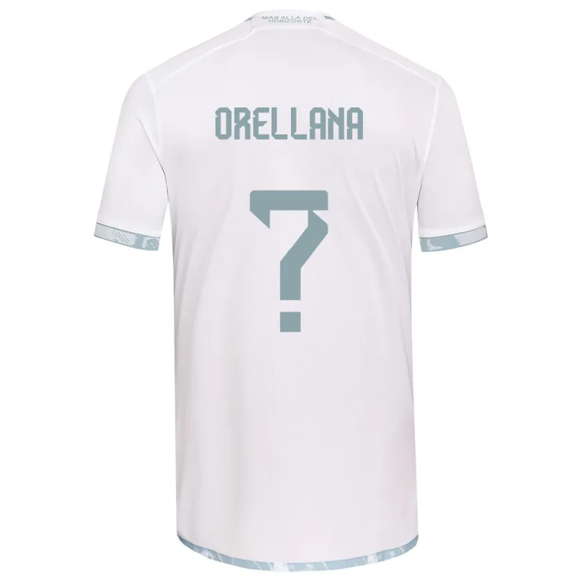 Danxen Kid Bastián Orellana #0 White Grey Away Jersey 2024/25 T-Shirt