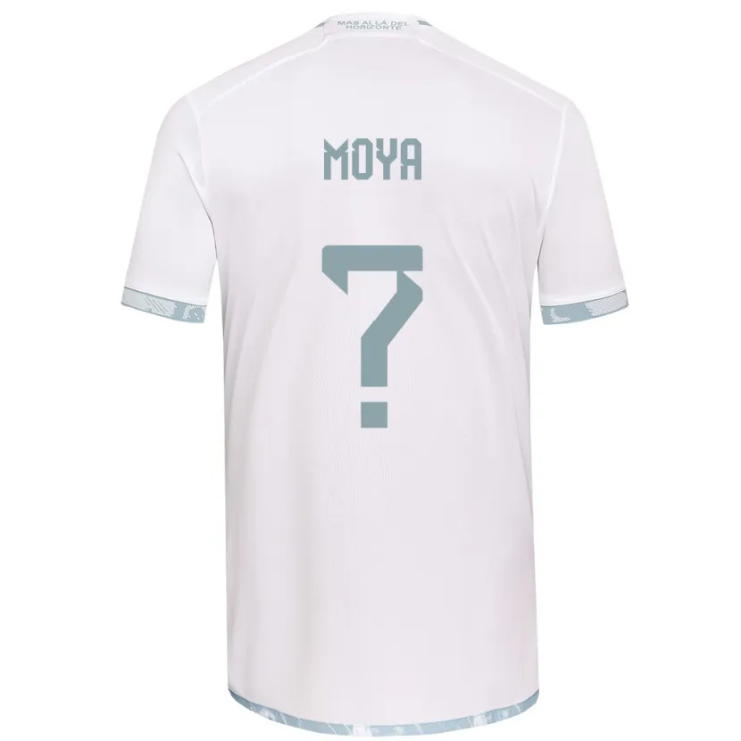 Danxen Kid Flavio Moya #0 White Grey Away Jersey 2024/25 T-Shirt