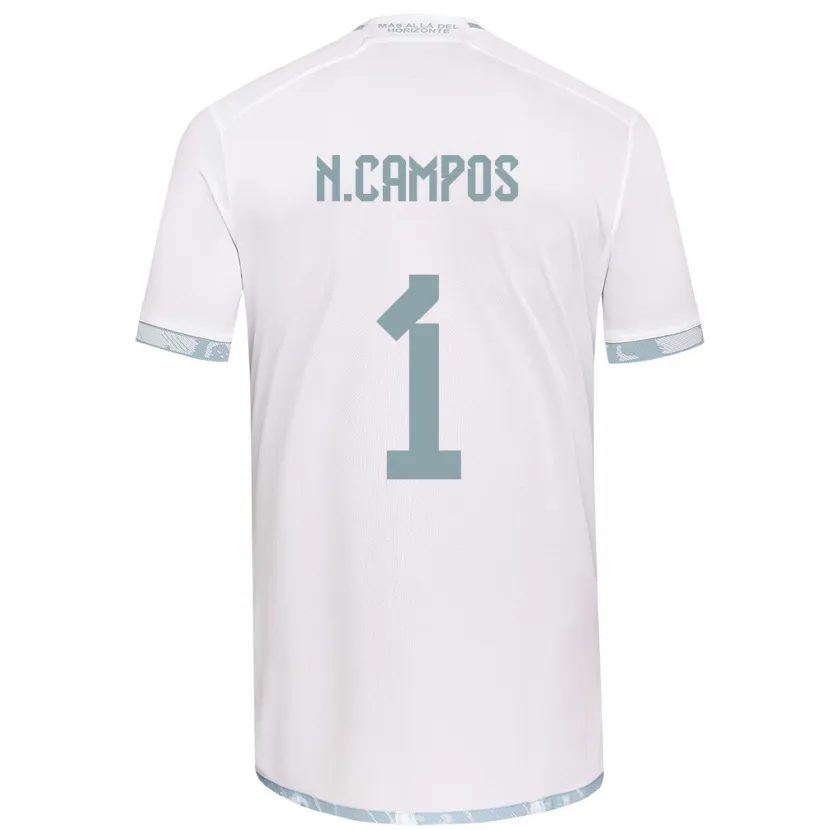 Danxen Kid Natalia Campos #1 White Grey Away Jersey 2024/25 T-Shirt