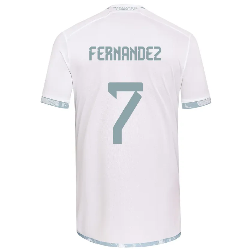 Danxen Kid Rebeca Fernández #7 White Grey Away Jersey 2024/25 T-Shirt