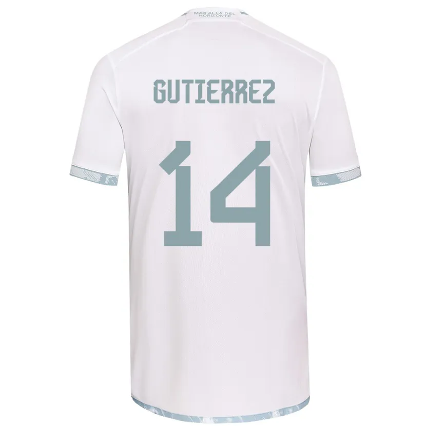 Danxen Kid Ana Gutiérrez #14 White Grey Away Jersey 2024/25 T-Shirt