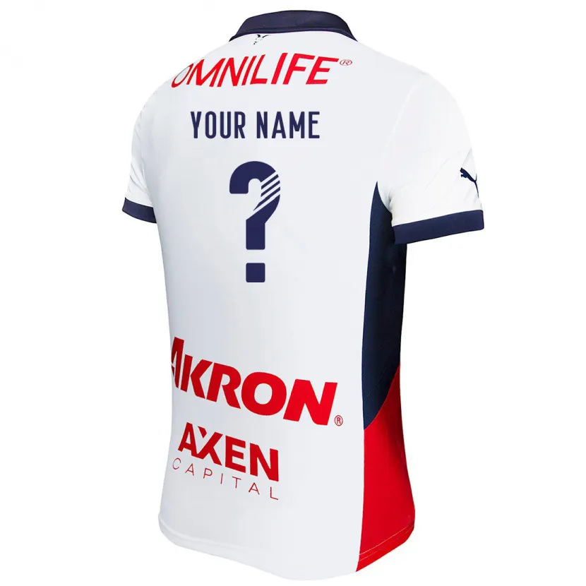 Danxen Kid Your Name #0 White Red Blue Away Jersey 2024/25 T-Shirt