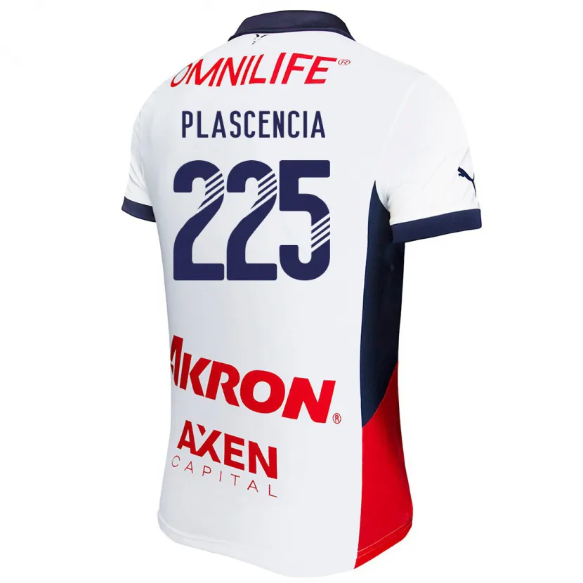 Danxen Kid Osvaldo Plascencia #225 White Red Blue Away Jersey 2024/25 T-Shirt