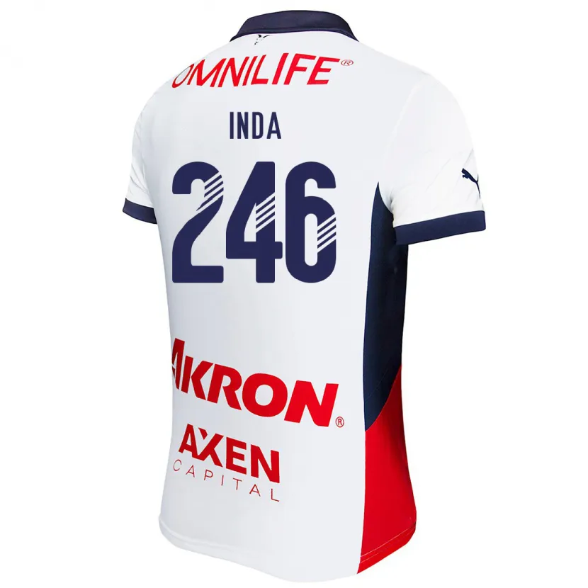 Danxen Kid Samir Inda #246 White Red Blue Away Jersey 2024/25 T-Shirt