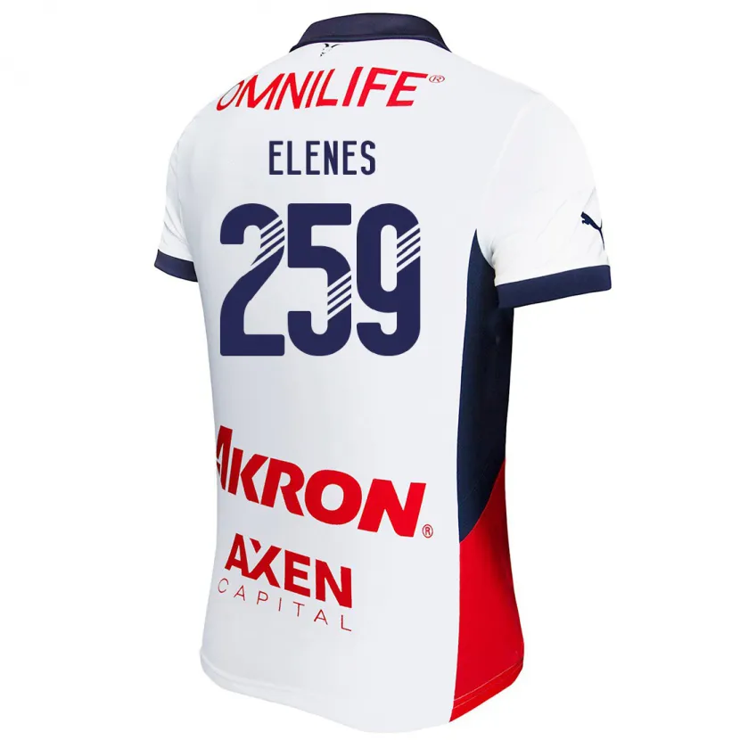 Danxen Kid José Elenes #259 White Red Blue Away Jersey 2024/25 T-Shirt