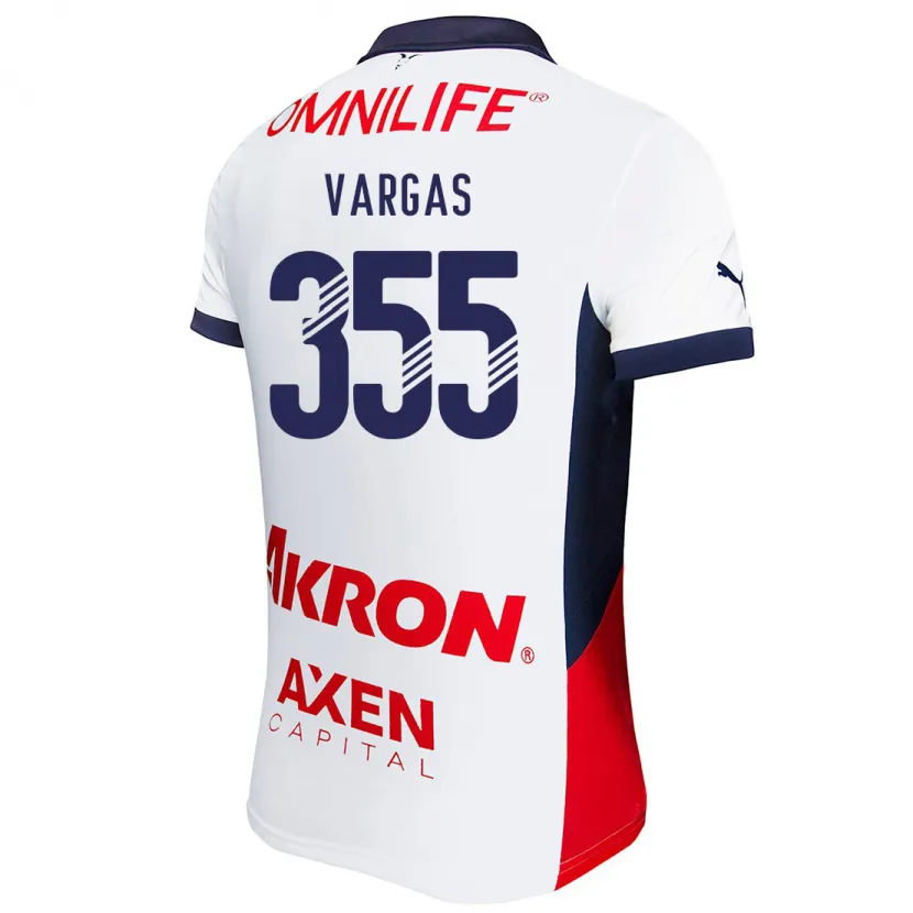 Danxen Kid Uziel Vargas #355 White Red Blue Away Jersey 2024/25 T-Shirt