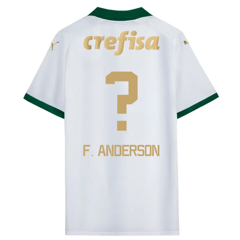 Danxen Kid Felipe Anderson #0 White Green Away Jersey 2024/25 T-Shirt