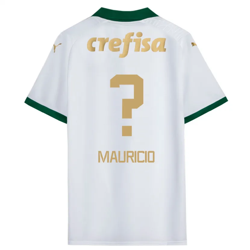 Danxen Kid Mauricio #0 White Green Away Jersey 2024/25 T-Shirt