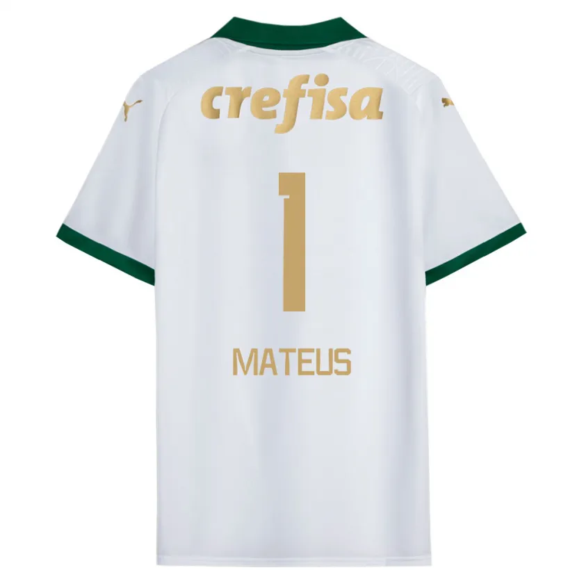 Danxen Kid Mateus #1 White Green Away Jersey 2024/25 T-Shirt