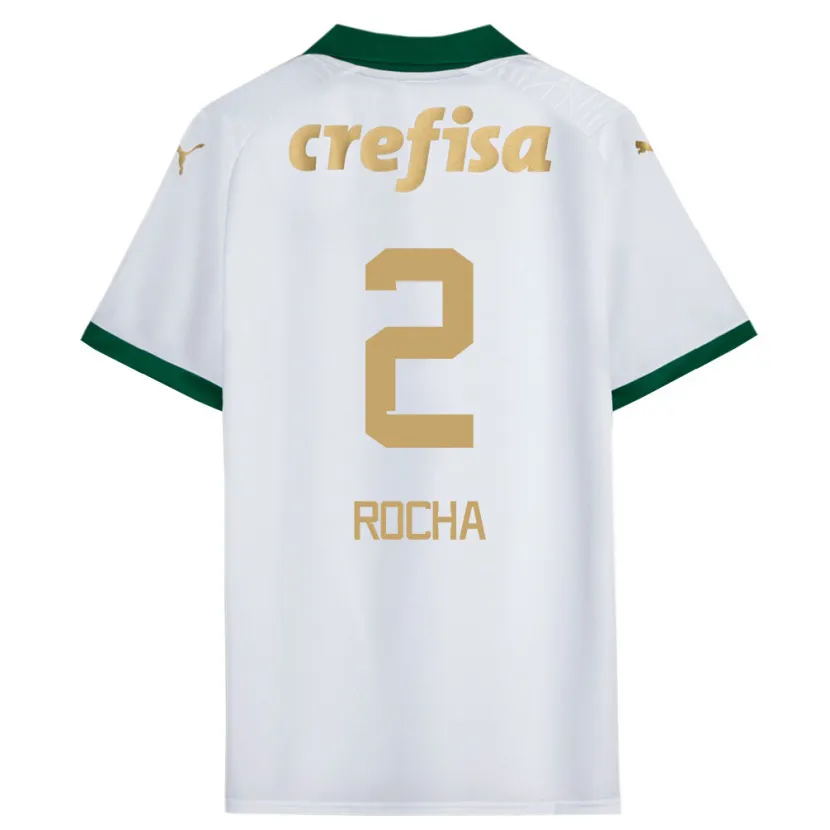 Danxen Kid Marcos Rocha #2 White Green Away Jersey 2024/25 T-Shirt