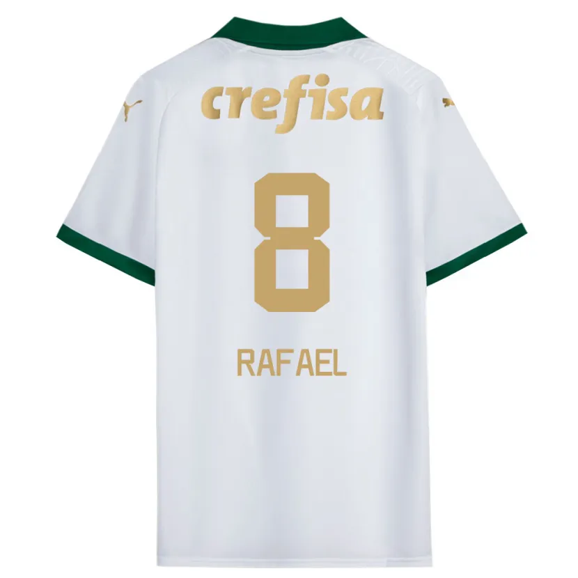 Danxen Kid Zé Rafael #8 White Green Away Jersey 2024/25 T-Shirt