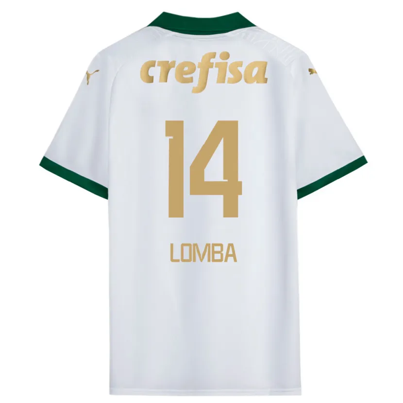 Danxen Kid Marcelo Lomba #14 White Green Away Jersey 2024/25 T-Shirt