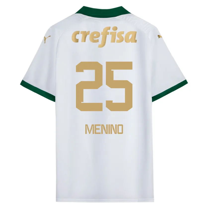 Danxen Kid Gabriel Menino #25 White Green Away Jersey 2024/25 T-Shirt