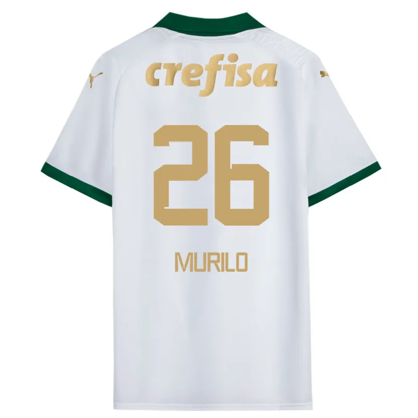 Danxen Kid Murilo #26 White Green Away Jersey 2024/25 T-Shirt