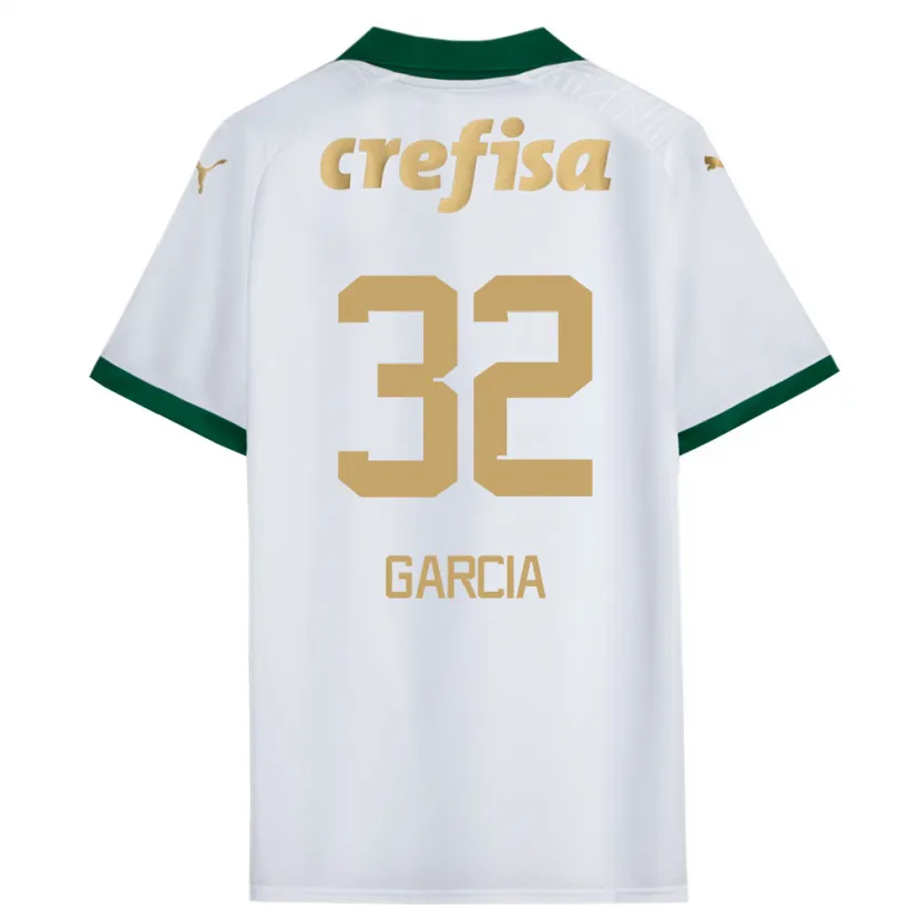 Danxen Kid Garcia #32 White Green Away Jersey 2024/25 T-Shirt