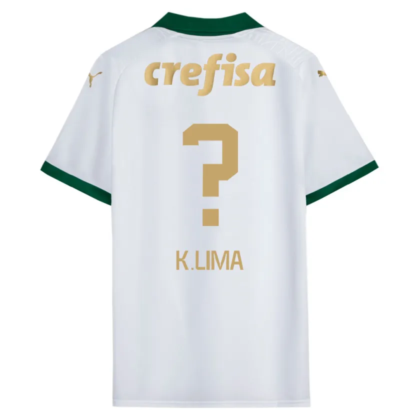 Danxen Kid Kauan Lima #0 White Green Away Jersey 2024/25 T-Shirt