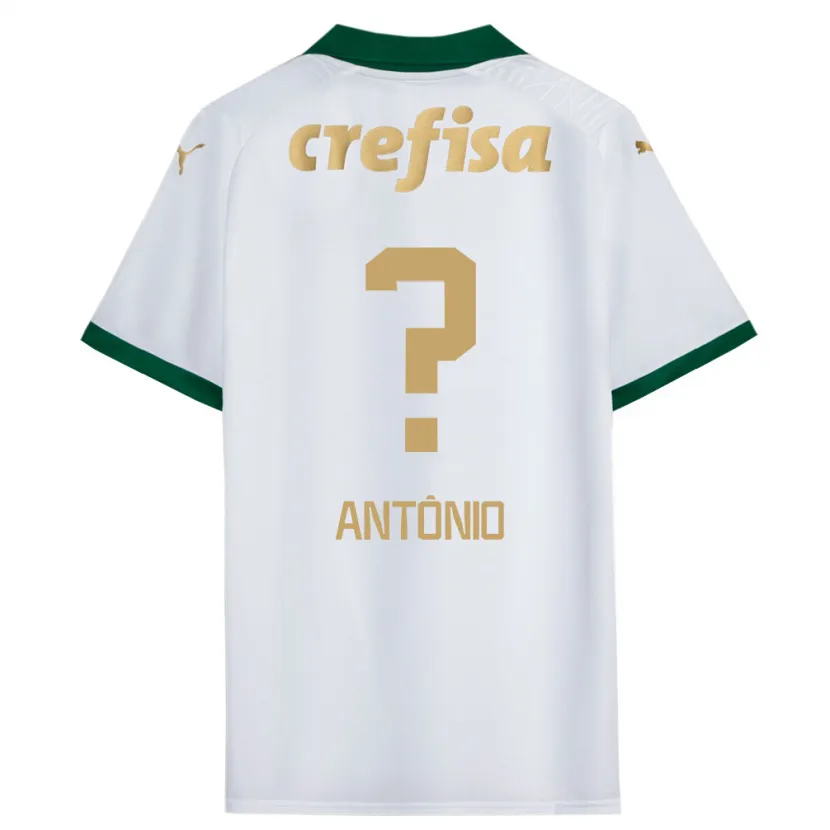 Danxen Kid Diogo Antônio #0 White Green Away Jersey 2024/25 T-Shirt