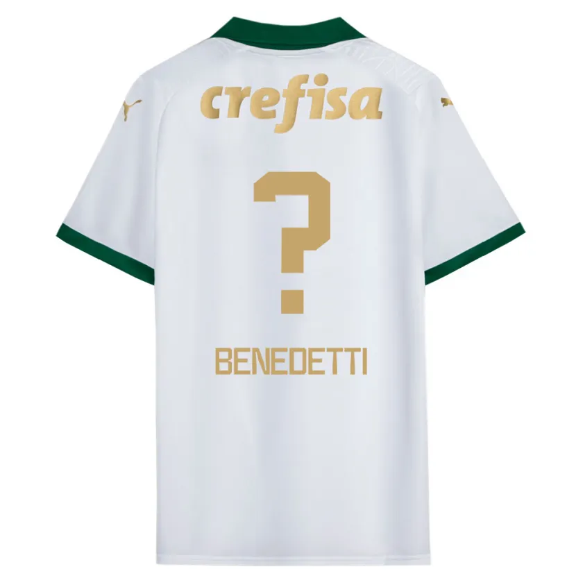 Danxen Kid Luis Benedetti #0 White Green Away Jersey 2024/25 T-Shirt