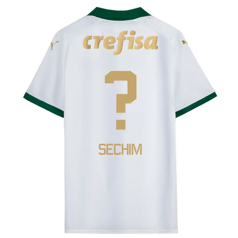 Danxen Kid Caio Sechim #0 White Green Away Jersey 2024/25 T-Shirt