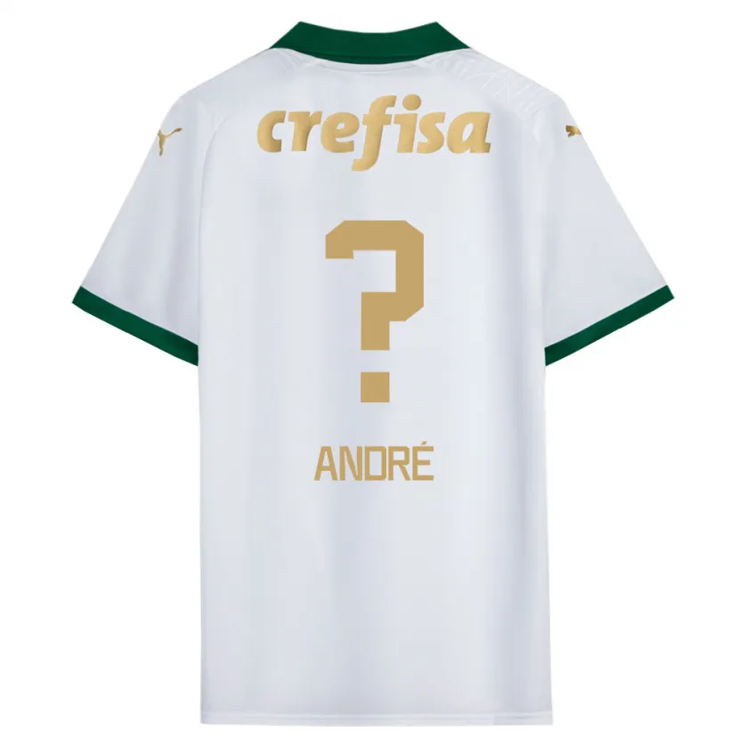 Danxen Kid Vitor André #0 White Green Away Jersey 2024/25 T-Shirt