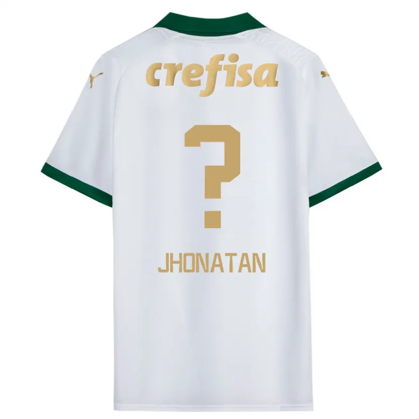 Danxen Kid Jhonatan #0 White Green Away Jersey 2024/25 T-Shirt