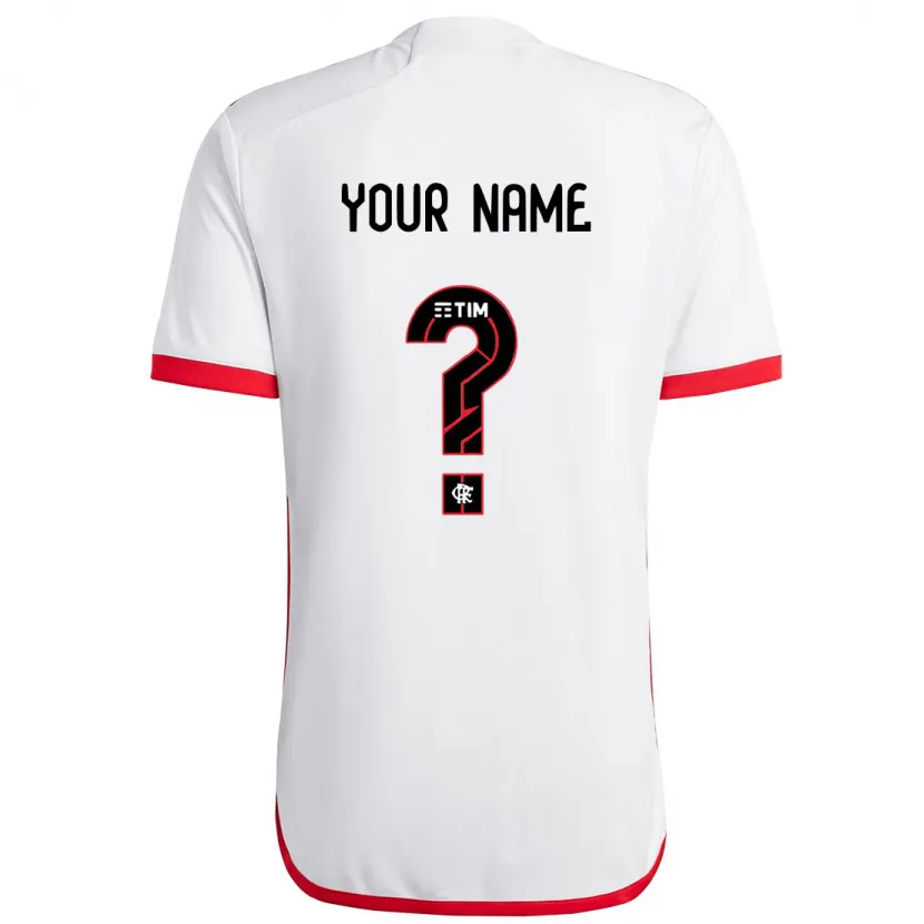 Danxen Kid Your Name #0 White Red Away Jersey 2024/25 T-Shirt