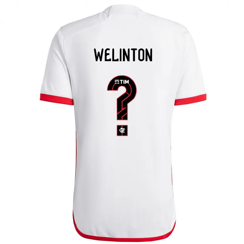 Danxen Kid Zé Welinton #0 White Red Away Jersey 2024/25 T-Shirt