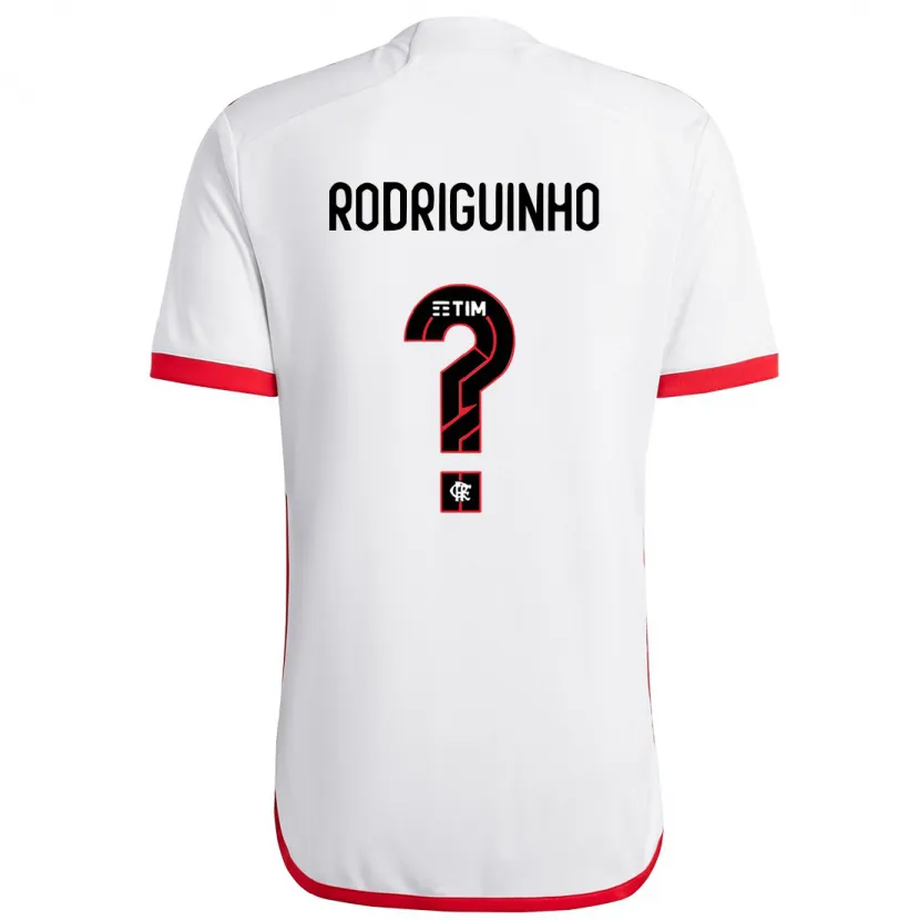 Danxen Kid Rodriguinho #0 White Red Away Jersey 2024/25 T-Shirt